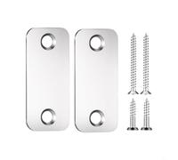 Entgoinggo Gâche de porte réglable en acier inoxydable, pour mécanismes de verrouillage standard et intelligents, facile à installer avec des vis, pour réparation de cadre de porte résidentielle et