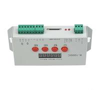 Entgoinggo K-1000C Contrôleur LED programmable, pour bandes WS2812B WS2811 APA102C, avec logiciel LEDEDIT prend en charge la synchronisation en cascade jusqu'à 2048 pixels