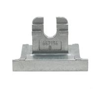 Entgoinggo Loquet de fourche de poignée de fenêtre en aluminium pour porte battante, mécanisme d'engrenage en alliage robuste avec dents semi-circulaires pour les projets de réparation de fenêtre en