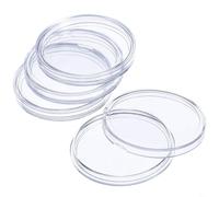 Entgoinggo Lot de 100 boîtes de rangement en plastique transparent pour pièces de monnaie de 30 mm de diamètre - Double coque de protection rigide pour collectionneurs de monnaie commémorative