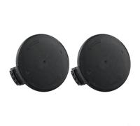 Entgoinggo Lot de 2 cache-bobines de rechange pour débroussailleuse Bosch ART 23 26 SL Line Cap Base F016F04557 Boîtier de protection en plastique, pour jardin et cour pour équipement électrique