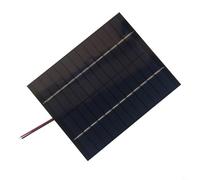 Entgoinggo Module de panneau solaire polycristallin 12 V 2 W avec câble, pour extérieur à monter soi-même, lampe de jardin, kit d'alimentation en énergie durable respectueux de l'environnement