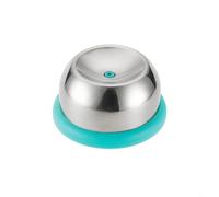 Entgoinggo Perceuse à œufs semi-automatique en acier inoxydable avec verrou de sécurité, pour faire bouillir et éplucher le gadget de cuisine, pour la cuisson et le riz coquille d'œuf (couleur azur)