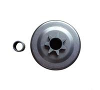 Entgoinggo Pignon d'embrayage en métal 38071X, pour pièces de tronçonneuse HU411-J7N modèles 154 254 257 262 50 51 55 avec kit de roulement à aiguilles