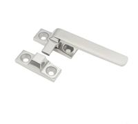 Entgoinggo Poignée de commutateur rotatif en acier inoxydable 304 poli miroir Loquet robuste pour armoire électrique Argenté 14 x 5 x 3 cm Utilisation industrielle