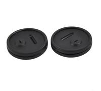 Entgoinggo Sonde de thermomètre à œillets pour cuisinières Weber Smokey Mountain - Port en silicone haute température - Pour barbecues - Design à double fente - Pour plusieurs sondes - Pas de perçage
