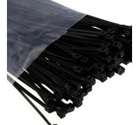 enTie Noir câble Attaches Serre-câble/Collier de serrage 2,5 mm x 160mm Nylon 66 UL certifié [100 paquet de] [160mm x 2,5mm]