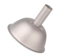 Entonnoir à Alcool en Titane Argenté pour Flacon Portable, Anti-fuite | Transfert de Liquides ’ingrédients Secs, Petit Bec pour Verser Aisément, Finition Métal Élégante