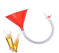 Entonnoir à Bière - 20,4 x 16,5 cm Bière PP, Récipient Réutilisable avec Tuyau 60 cm Anti-fuite | Accessoire Fête Barbecue Camping Université Plage Étudiant Jeu Groupe Amis Boisson Flux Continu