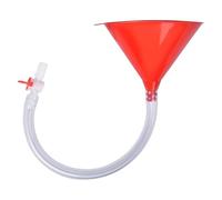 Entonnoir à boire - Engrenage de valve d'étanchéité étanche de 20,4 x 16,5 cm, tuyau long et flexible pour bang à bière, tube en plastique de qualité supérieure pour fête