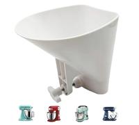 Entonnoir À Farine - Tamis En Silicone Transparent Portable, Bouclier De Mixeur Sur Socle De Cuisine, Entonnoir Pour Ingrédients Secs Et Humides, Outil De Tamisage De Comptoir Sans Encombrement | Bec