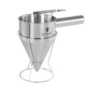 Royal Catering RCSD-12 Entonnoir ? Piston En Inox Chinois Professionnel De Cuisine (1,2 l, 150 x 220 x 290 mm, Acier inoxydable)