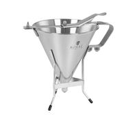 Royal Catering RCSD-11 Entonnoir ? Piston En Inox Chinois Professionnel De Cuisine (1,8 l, 200 x 240 mm, Acier inoxydable)