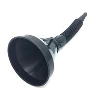 Entonnoir avec Filtre en Plastique Noir 5 Pièces de Remplissage