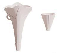 Entonnoir compact pliable pour la cuisine avec large ouverture, tige interne robuste et crochet latéral pour un rangement pratique (rose)