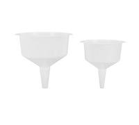 Entonnoir conique en plastique, 2 paquets d'entonnoirs polyvalents à large bouche pour le remplissage de canettes, bouteilles, cuisine, laboratoire, Garage