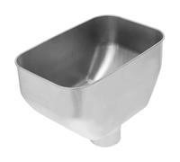 Entonnoir de Gouttière en Acier Inoxydable 304, 76mm, Argenté | Adaptateur de Canalisation 7,3cm, Collecte D’Eau de Pluie, Toiture et Systèmes de Drainage