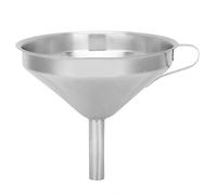 Entonnoir en acier inoxydable à large ouverture pour cuisine avec entonnoir et filtre à tamis pour le transfert de liquide