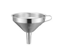 Entonnoir en cuivre, Entonnoir en acier inoxydable 304 avec filtre à mailles, fuite d'huile de vin et 11-18cm(15CM)