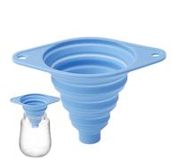Entonnoir en silicone - 12 x 9 x 1,5 cm, entonnoir d'égouttement pour la cuisine quotidienne, ustensile de cuisine flexible en silicone avec large ouverture de qualité alimentaire, accessoires pour le