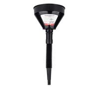 Entonnoir flexible noir avec filtre pour carburant, liquide, eau, 16 cm AMIO-04038