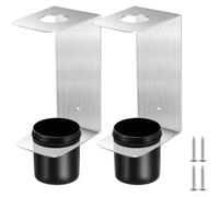 Entonnoir mural en aluminium avec tasse amovible de 300 ml pour filtre à huile - Ensemble de deux pièces - Système d'organisation pour entonnoirs de 20,3 à 45,7 cm - Installation rapide