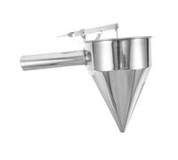 Entonnoir Piston en Acier Inoxydable Tamis Amovible, Argenté | Entonnoir Cuisine de Camping, Usage la Cuisine et Pâtisserie Maison, Ensemble Léger et Multifonction