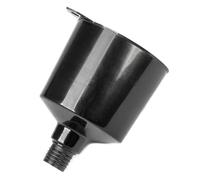 Entonnoir universel en plastique noir pour carburant, liquide, eau, ovale 12 cm AMIO-04043