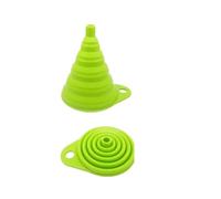 Entonnoir universel en silicone for moteur de voiture, pliable et portable, for la vidange de liquide lave-glace et d'huile moteur.(Green,14g)