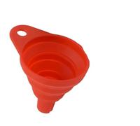 Entonnoir universel en silicone for moteur de voiture, pliable et portable, for la vidange de liquide lave-glace et d'huile moteur.(Red,14g)