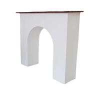 Entourage du manteau de cheminée Art minimaliste cheminée électrique poêle manteau Surround mur buffet armoire(Moyen)