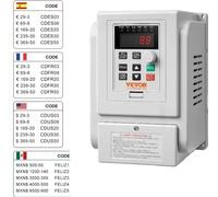 Entraînement à fréquence variable, puissance de sortie 2,2 kW, puissance 3 ch, réglage de fréquence 0-400 Hz ,