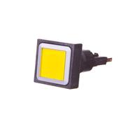 Entraînement bouton poussoir 25x25mm jaune sans 086346