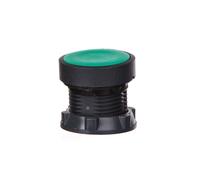 Entraînement bouton poussoir couvert vert O22 Push-Push ZB5AH03