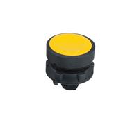 Entraînement de bouton poussoir jaune avec auto-retour ZB5AA5