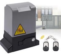Entraînement de portail coulissant, moteur électrique automatique avec kit de télécommande, grande capacité de charge, gris foncé