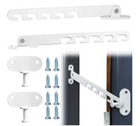 Entrebâilleur de Fenêtre - YSTP - 2 PC - Acier au carbone - Blanc - Réglable