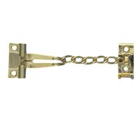 Entrebâilleur de sécurité CHAIN en acier modèle allongé pour porte couleur dorée longueur 175 mm SOCONA C2AL