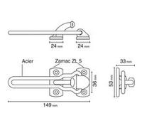 CLASSIC Doré - Entrebâilleur de porte - SOCONA Ref. O2