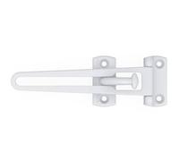 Entrebâilleur de sécurité MODERN pour porte à recouvrement blanc époxy - - PR6