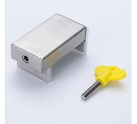 Entrebâilleur horizontal pour fenêtre coulissante avec clé pour porte coulissante