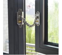 Entrebailleur Sécurité des enfants antivol de verrouillage de chaîne de porte pour fenêtre en alliage d'aluminium