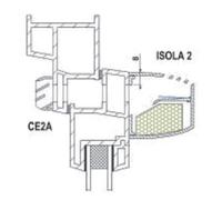 Entree air autoreglable acoustique 39dne 30m3 isola 2.30 ref 0602 blanc 422x45x45
