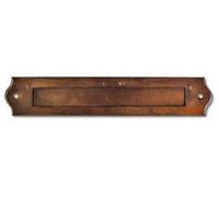 Entrée boîte à lettre 230x28 mm BRIONNE Rouillé - 1180320RO