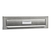 Entrée courrier pour porte BURG WACHTER - Encastrable - Inox