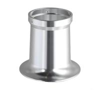 Entrée d'air en aluminium argenté pour trompette pour carburateur de 21 mm | Aluminium usiné CNC, haute résistance, ajustement direct pour 21 mm pour PWK PE pour carburateurs VM, finition noire