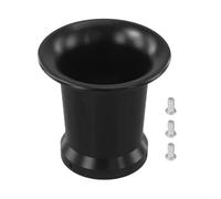 Entrée d'air en aluminium argenté pour trompette pour carburateur de 21 mm | Aluminium usiné CNC, haute résistance, ajustement direct pour 21 mm pour PWK PE pour carburateurs VM, finition noire
