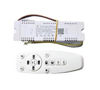 Entrée d'alimentation AC110 ou 220 V, contrôle par application, pilote d'isolation LED 2,4 G, télécommande intelligente X2 for une couleur variable-2((60-80W)-2)