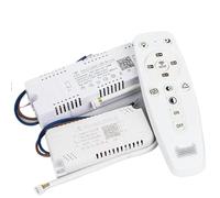 Entrée d'alimentation AC85-265V, contrôle par application, pilote d'isolation LED 2.4G, télécommande intelligente X2 for couleur variable, 1 pièces-2((60-80W)-2)