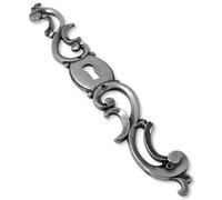 entrée de oq main droite argenté zamak vieux fer vintage rustique antique meuble ancien porte clef tiroir